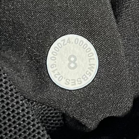 Lululemon On The Fly Pant  27" Size 8 Heathered Black‎ (Gray) - Picture 8 of 14